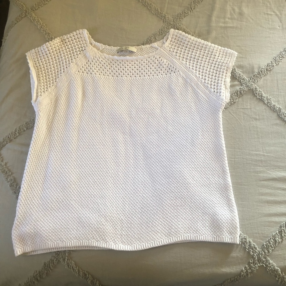 LOFT White Sweater